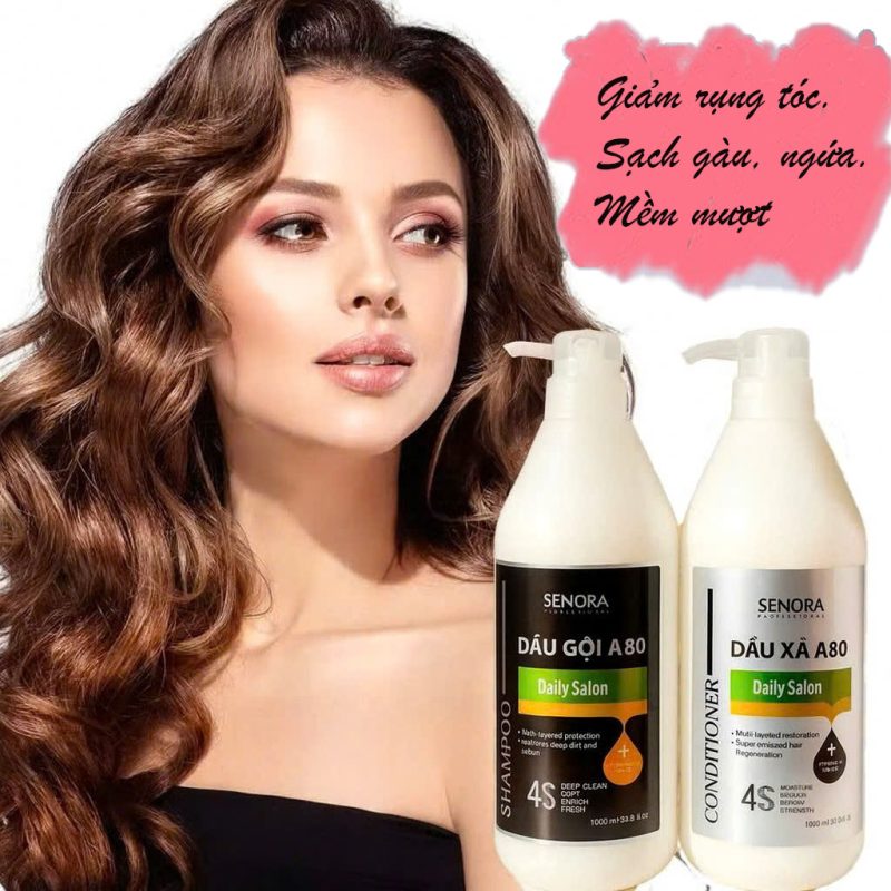 Combo Dầu gội và dầu xả A80